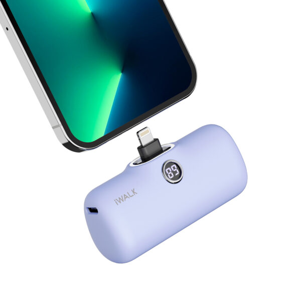iWalk 4800mAh Lightning 20W Pocket Power Bank - Purple
