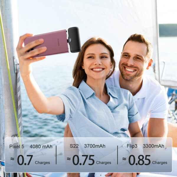 iWalk 4800mAh Type-C 20W Pocket Power Bank - Black