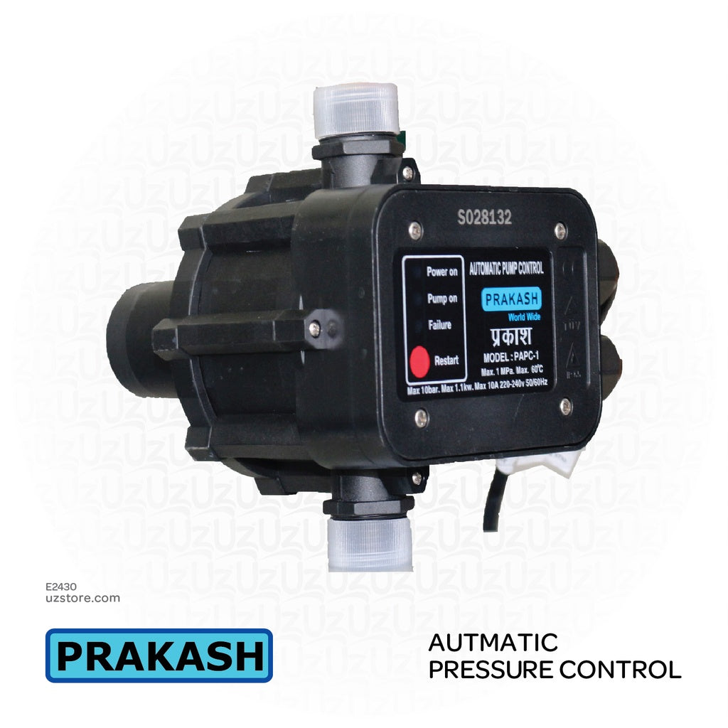 Prakash Pressure Control Automatic Kit Horizontal - (2 Year Guarantee)