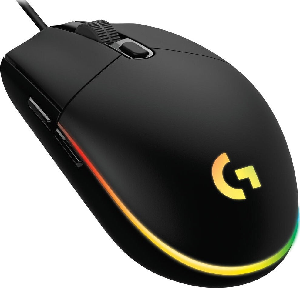 ماوس ألعاب لوجيتك G203 لايت سينك RGB - أسود