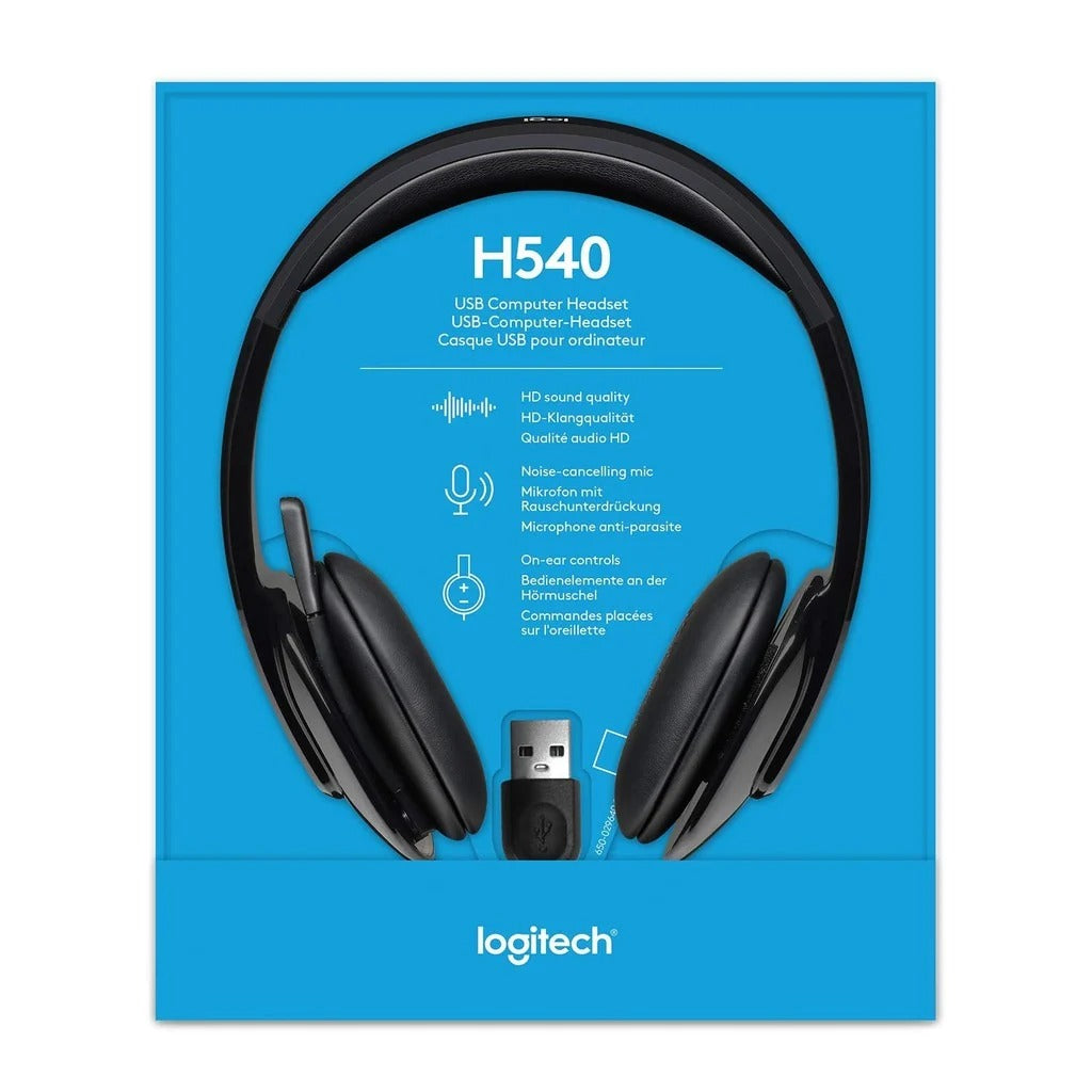 Logitech H540 USB Headset product photo
