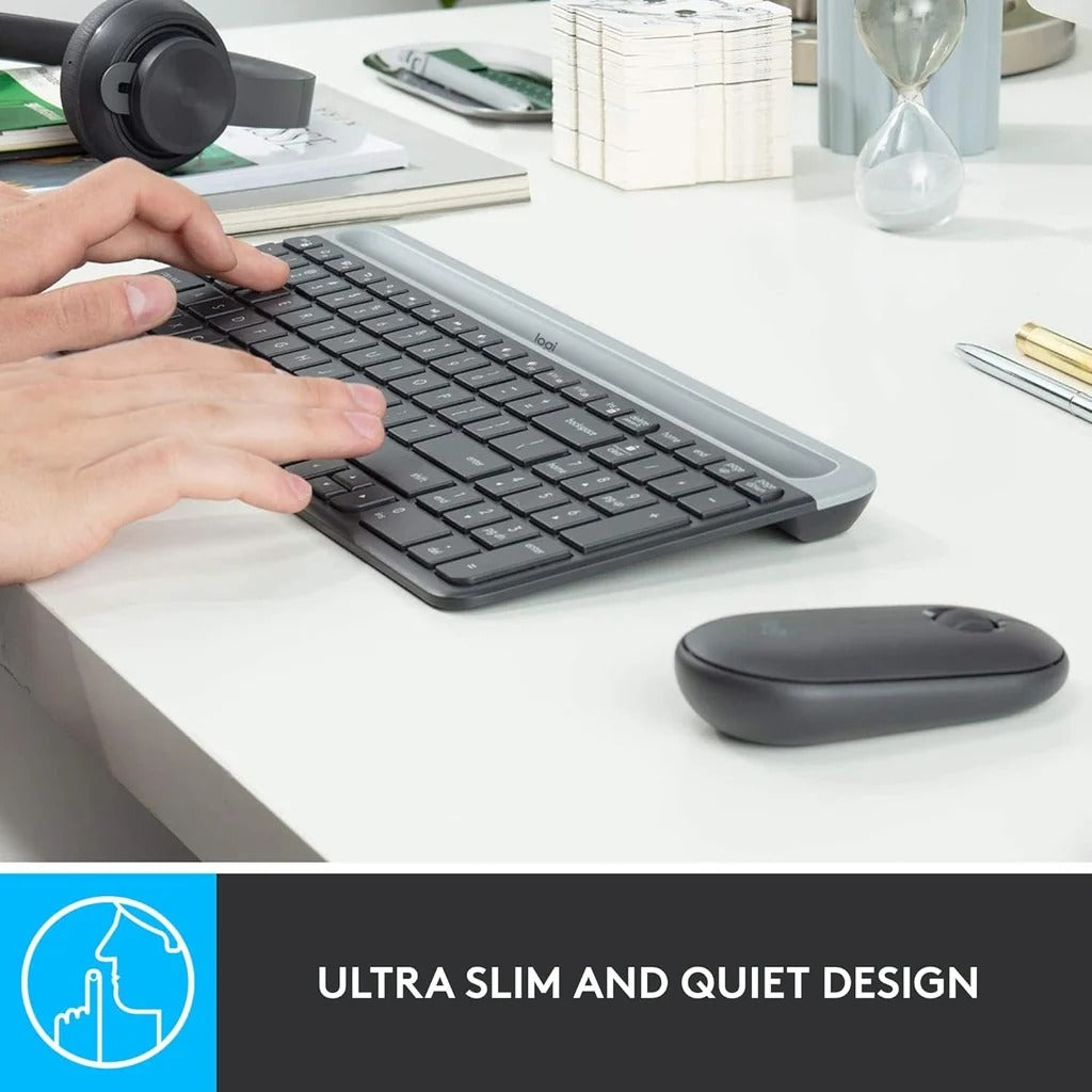 Logitech MK470 Slim Wireless Keyboard/Mouse Combo - Arb/Eng product photo
