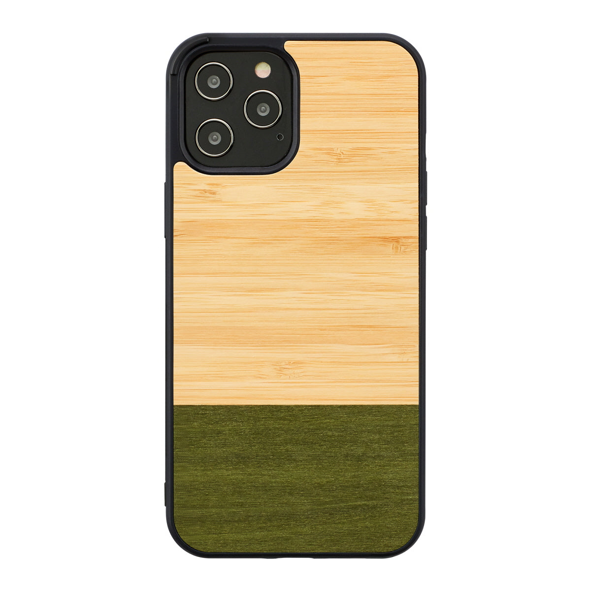 Man & Wood Case For iPhone 12 Pro Max - Bamboo Forest