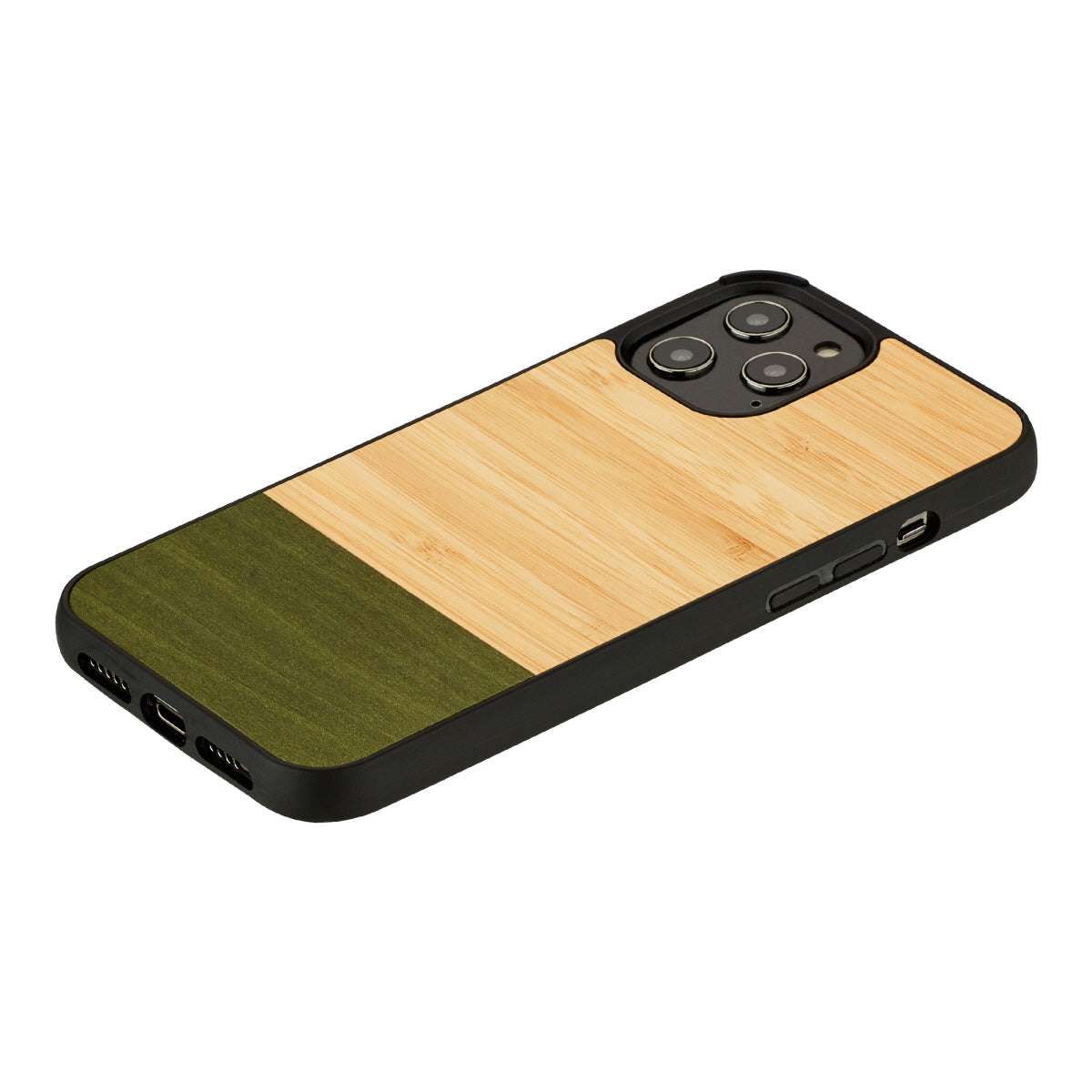 Man & Wood Case For iPhone 12 Pro Max - Bamboo Forest