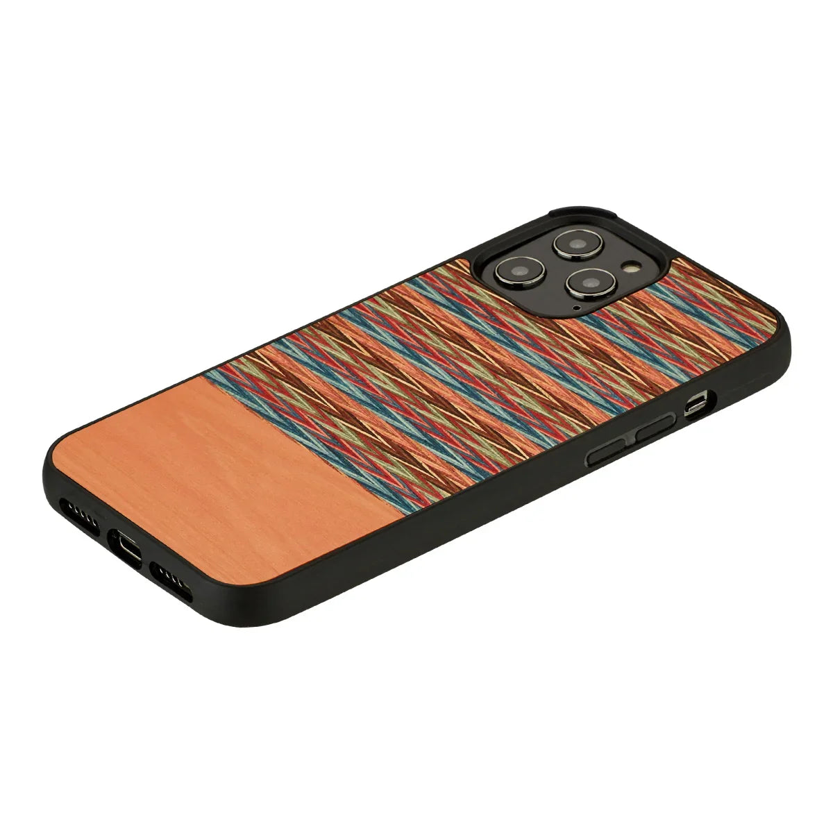 Man & Wood Case For iPhone 12 Pro Max - Browny Check - Tashqila