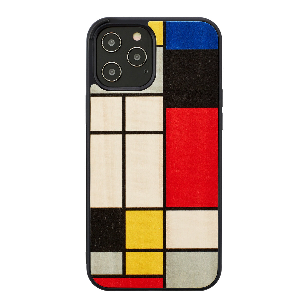 Man & Wood Case For iPhone 12 Pro Max - Mondrian Wood
