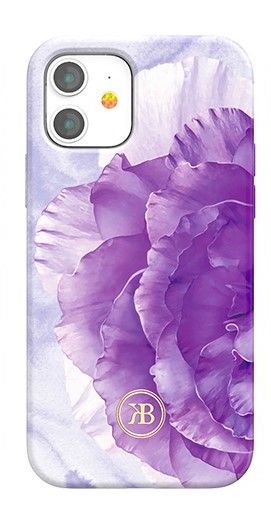 iPhone 12 & 12 Pro Kingxbar Peony Flower Case - Purple