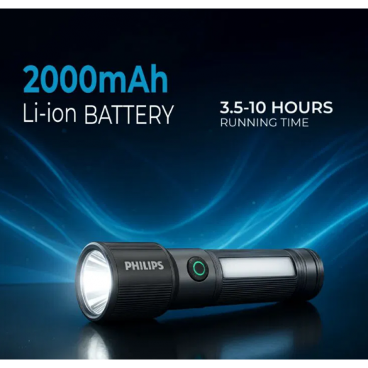 Philips LED Flashlight 6 Modes 2000mAh SFL2153