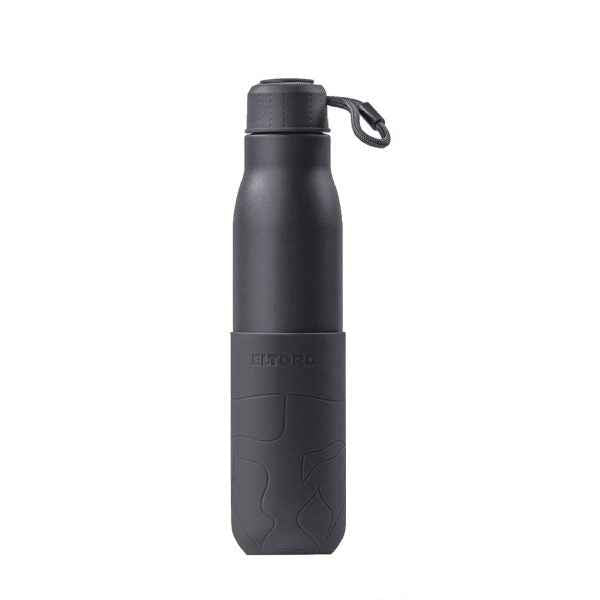 Eltoro Stainless Steel Bottle 750ml Gray With Gray Sleeve