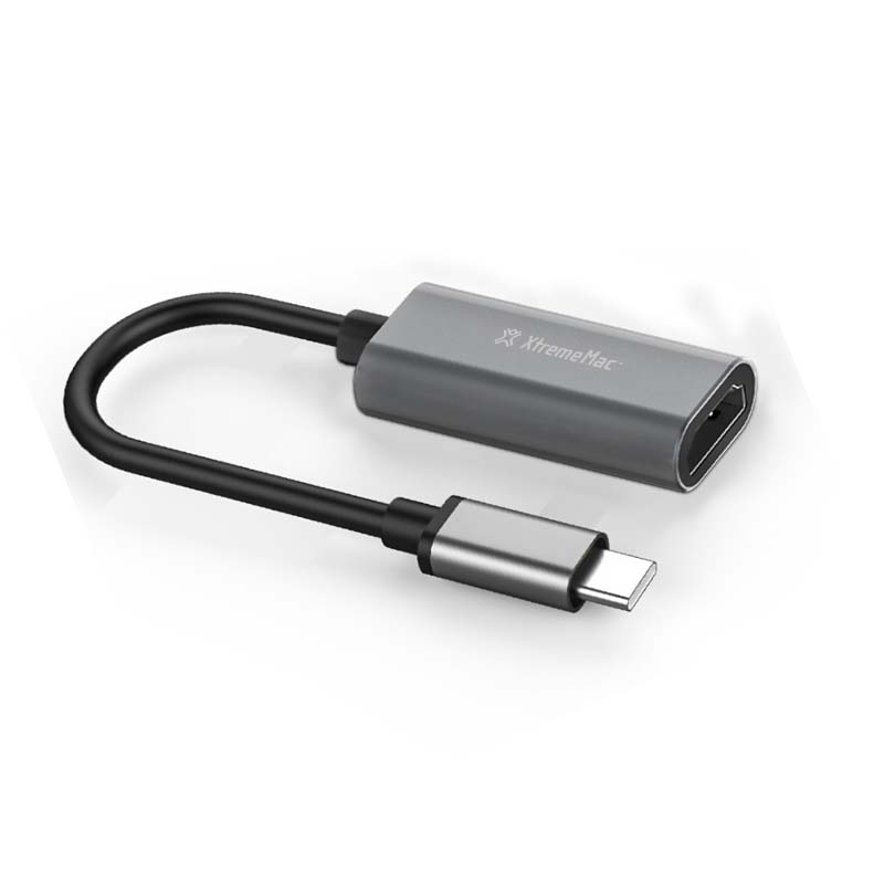 Xtrememac Type-C To HDMI Adapter - Gray
